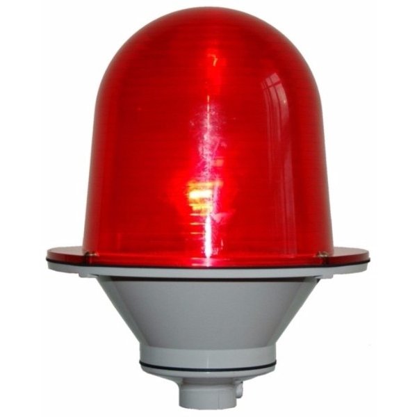 Прибор светосигнальный "ЗОМ"-75Вт, красный, Е27, IP 54
