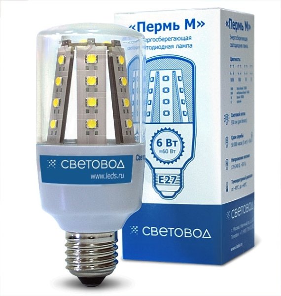 Светодиодная лампа "Пермь М-28R-220" blink